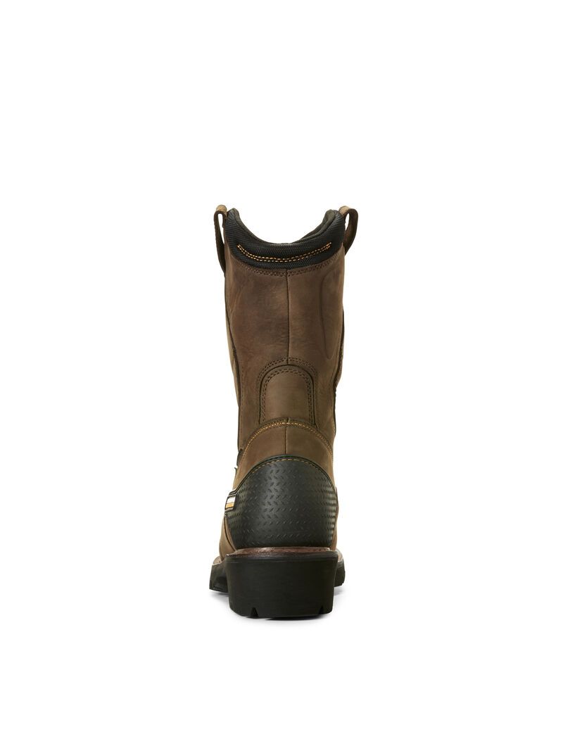 Bottes Imperméables Ariat Powerline 400G 400g Composite Embout Travail Marron | NLY-9594637