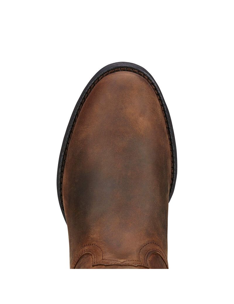 Bottes Western Ariat Heritage Roper Marron | AAF-4096612