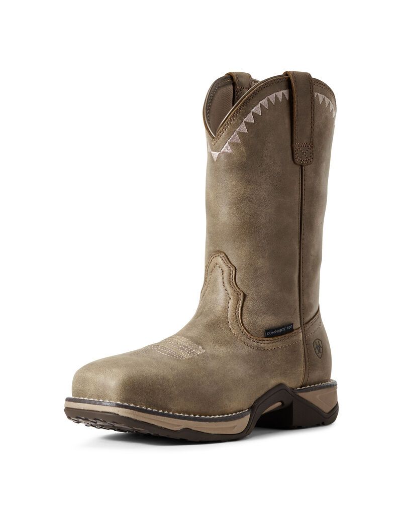 Bottes de Travail Ariat Anthem Deco Composite Embout Marron | NIJ-1189582