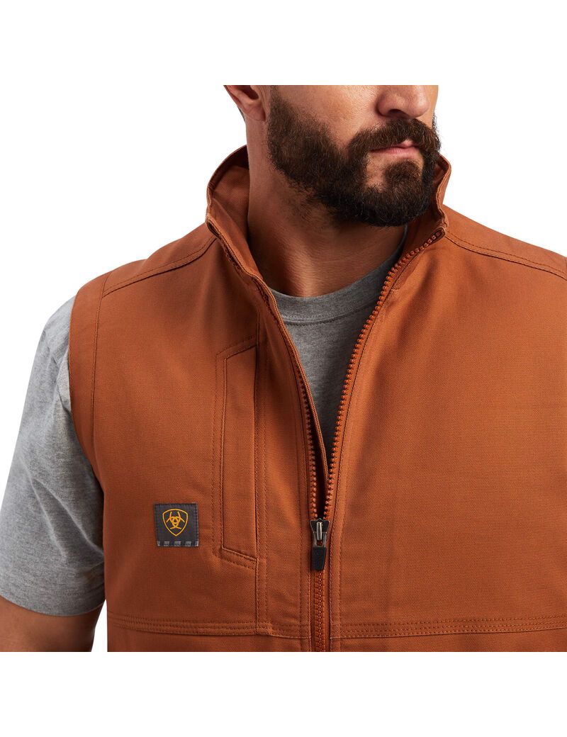 Gilet Ariat Rebar DuraCanvas Cuivre | KFA-1364523