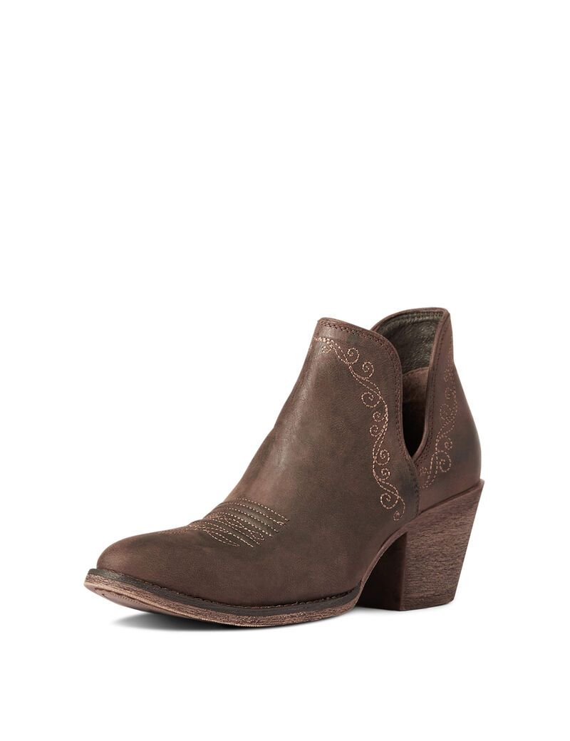 Bottines Ariat Encore R Embout Western Marron | WXY-2467639