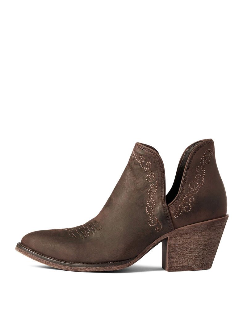 Bottines Ariat Encore R Embout Western Marron | WXY-2467639