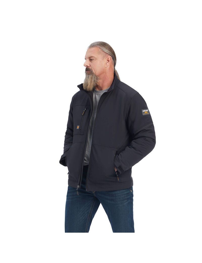 Vêtements De Travail Ariat Rebar Dri-Tek DuraStretch Insulated Jackets Noir | IDM-5331070