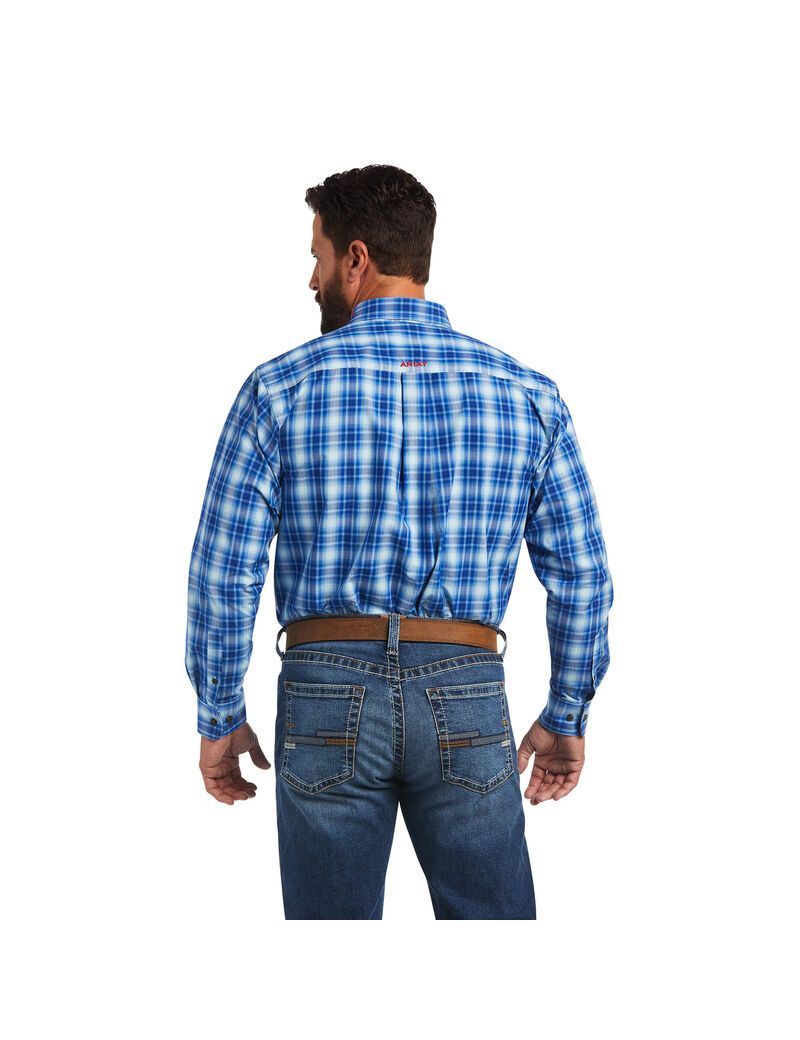 Chemises De Costume Ariat Pro Series Team Yves Classiche Fit Bleu | HPM-8395015