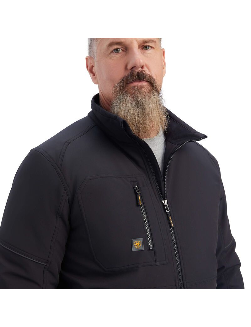 Vêtements De Travail Ariat Rebar Dri-Tek DuraStretch Insulated Jackets Noir | IDM-5331070