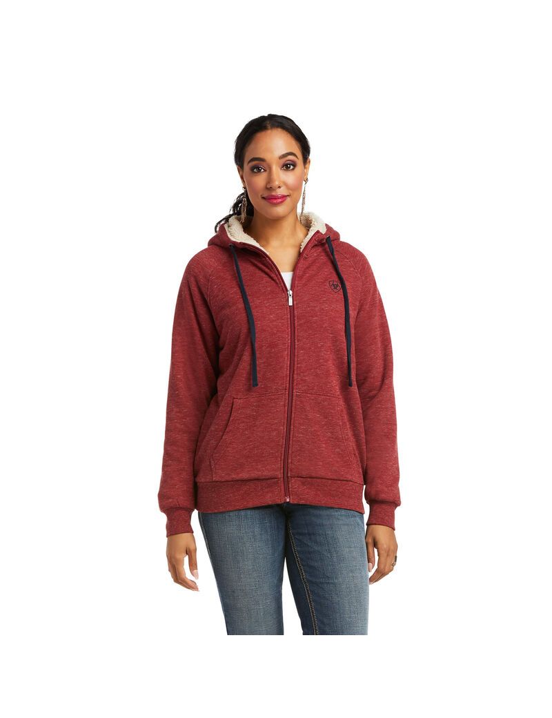 Sweat à Capuche Ariat REAL Sherpa Full Zip Multicolore | DFR-9424122