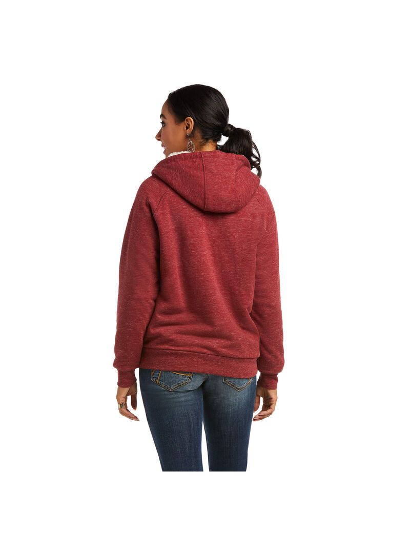 Sweat à Capuche Ariat REAL Sherpa Full Zip Multicolore | DFR-9424122