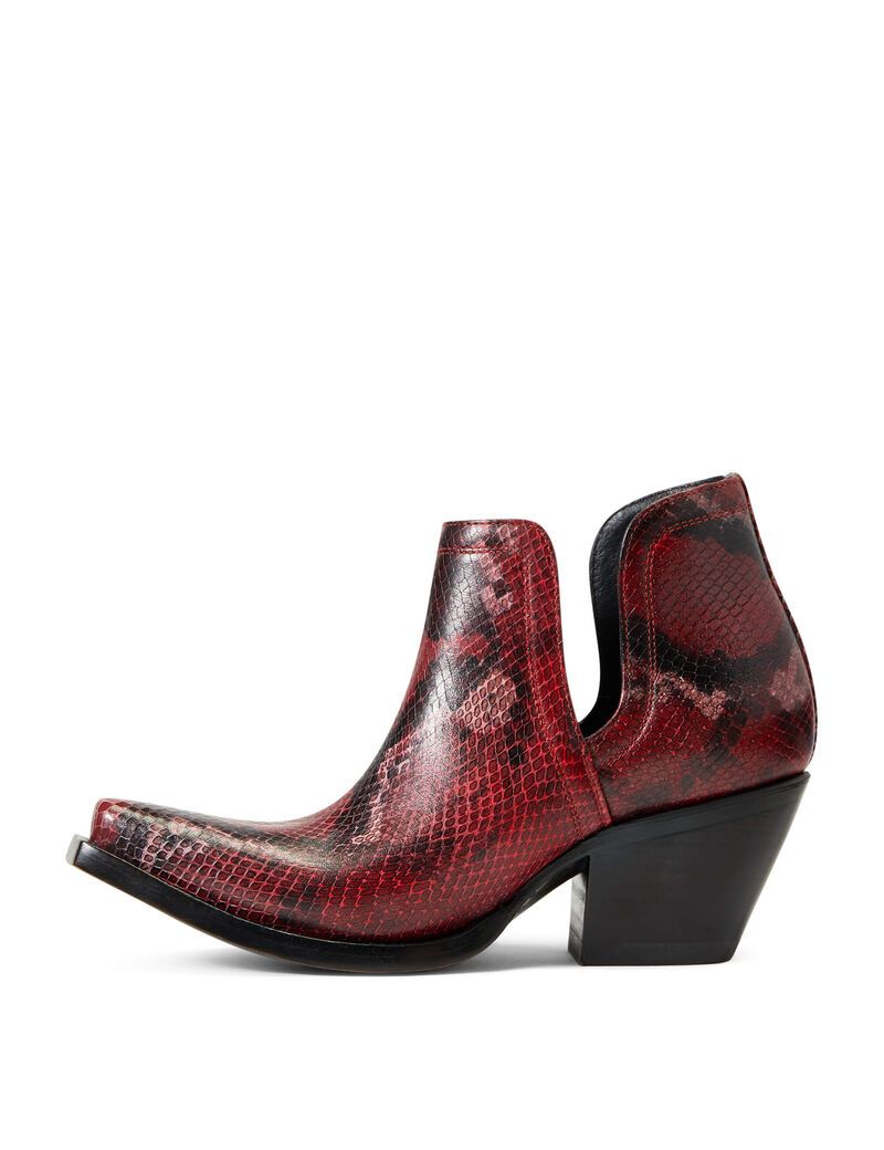 Bottines Ariat Dixon Western Rouge Serpent | KCL-0360441