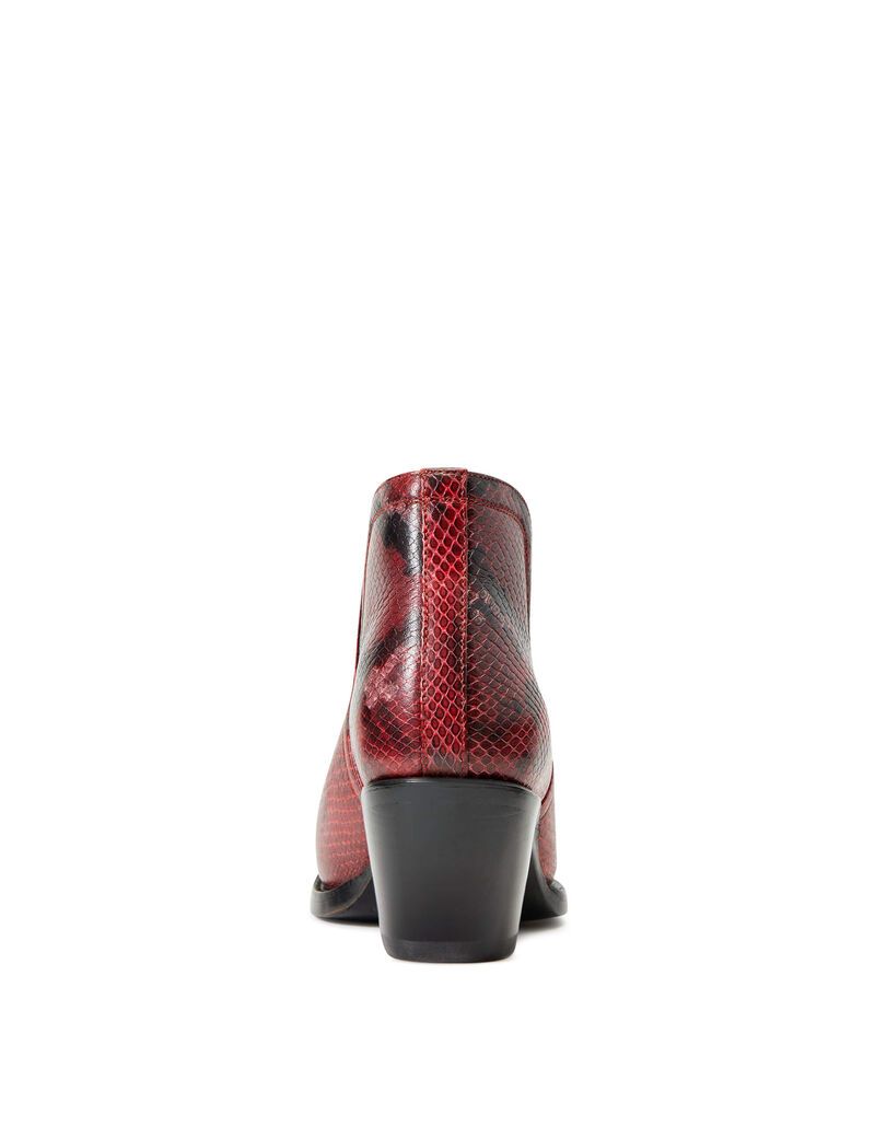 Bottines Ariat Dixon Western Rouge Serpent | KCL-0360441