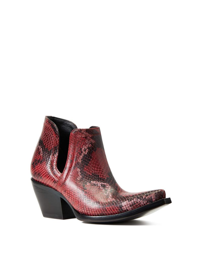 Bottines Ariat Dixon Western Rouge Serpent | KCL-0360441