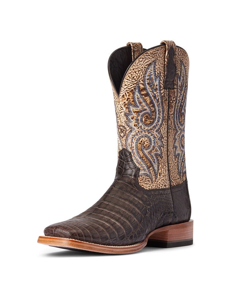 Bottes Western Ariat Relentless Denton Chocolat | VLI-9218988