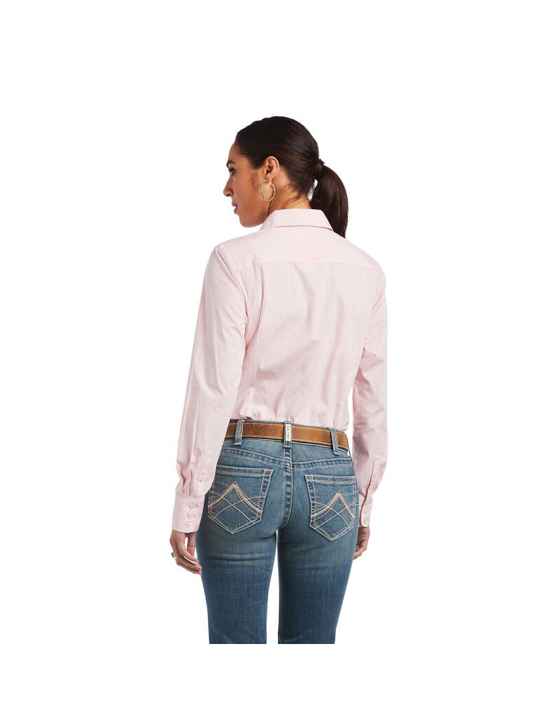 Hauts Ariat Kirby Stretch Rose Blanche | PKA-7448308