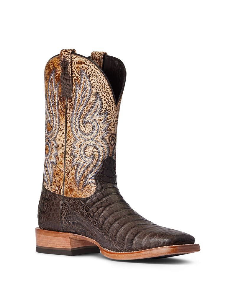 Bottes Western Ariat Relentless Denton Chocolat | VLI-9218988