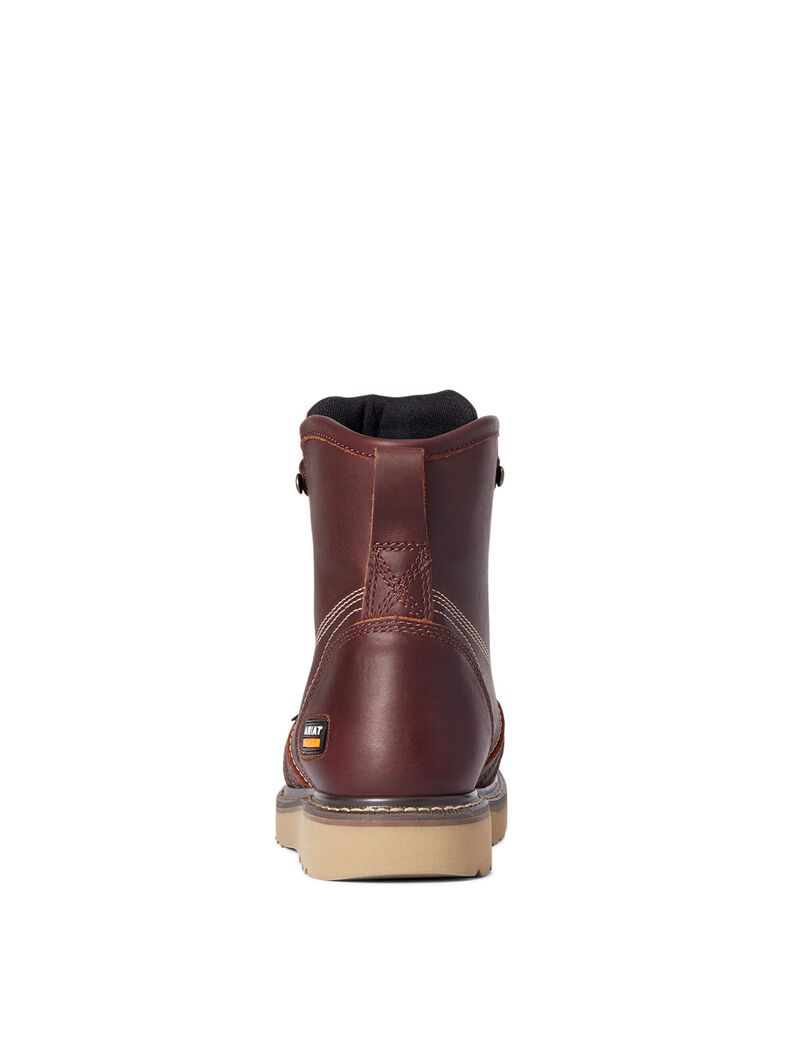 Bottes de Travail Ariat Rebar Wedge 6' Imperméables Cuivre | UUC-0130529