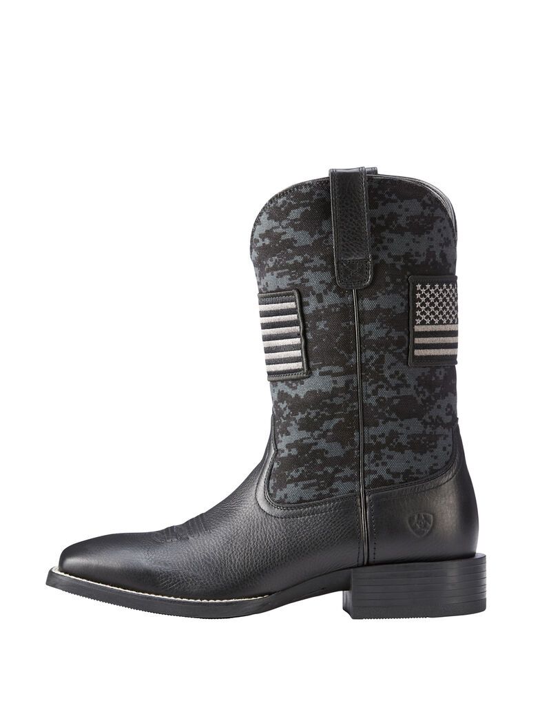 Bottes Western Ariat Sport Patriot Noir | MCZ-3790640