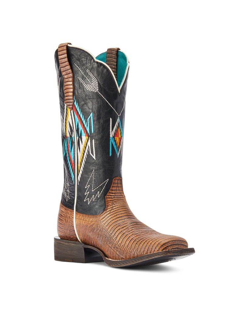 Bottes Western Ariat Frontier Chimayo Marron | FEV-1277128