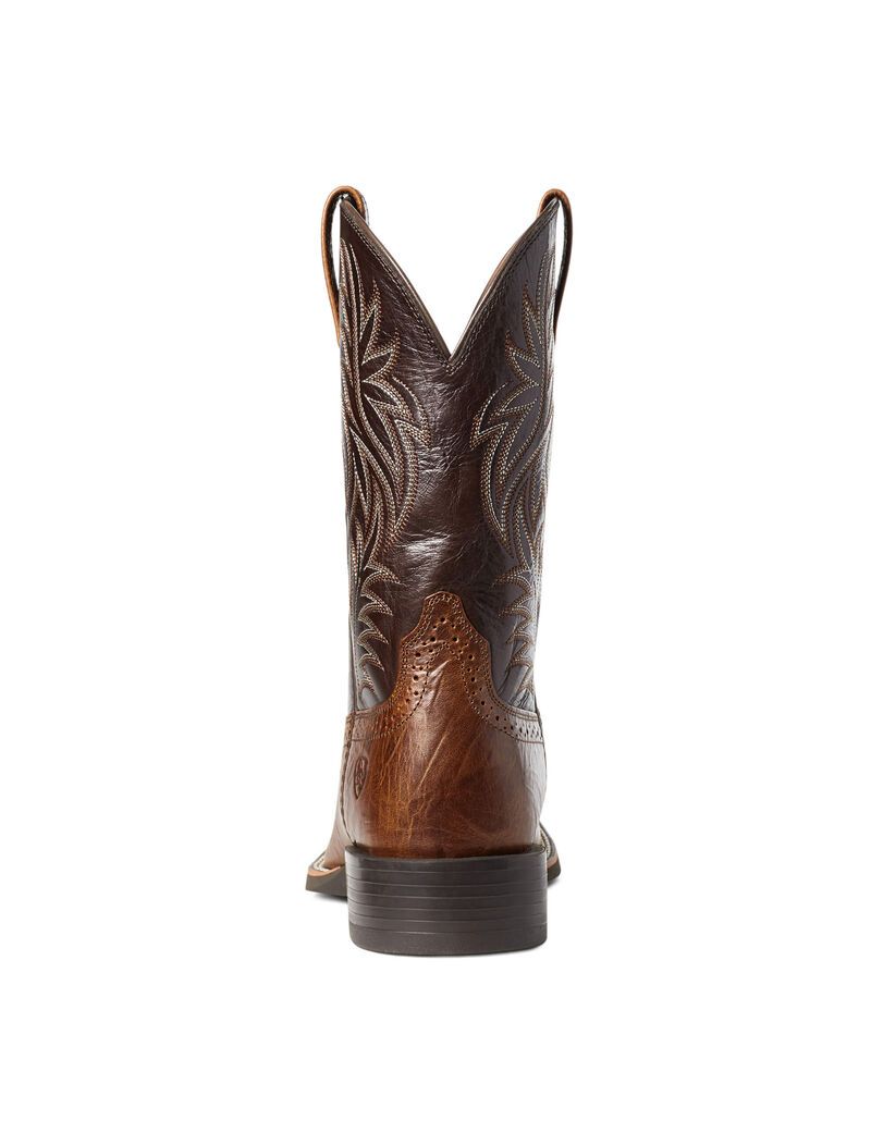 Bottes Western Ariat Sport Larges Square Embout Marron | ZRH-5695989