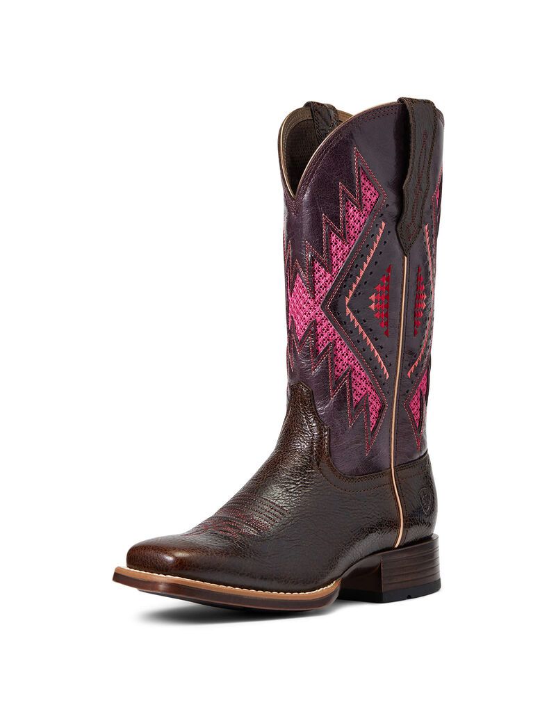 Bottes Western Ariat Sienna Venttek 360 Chocolat | NNL-8391304