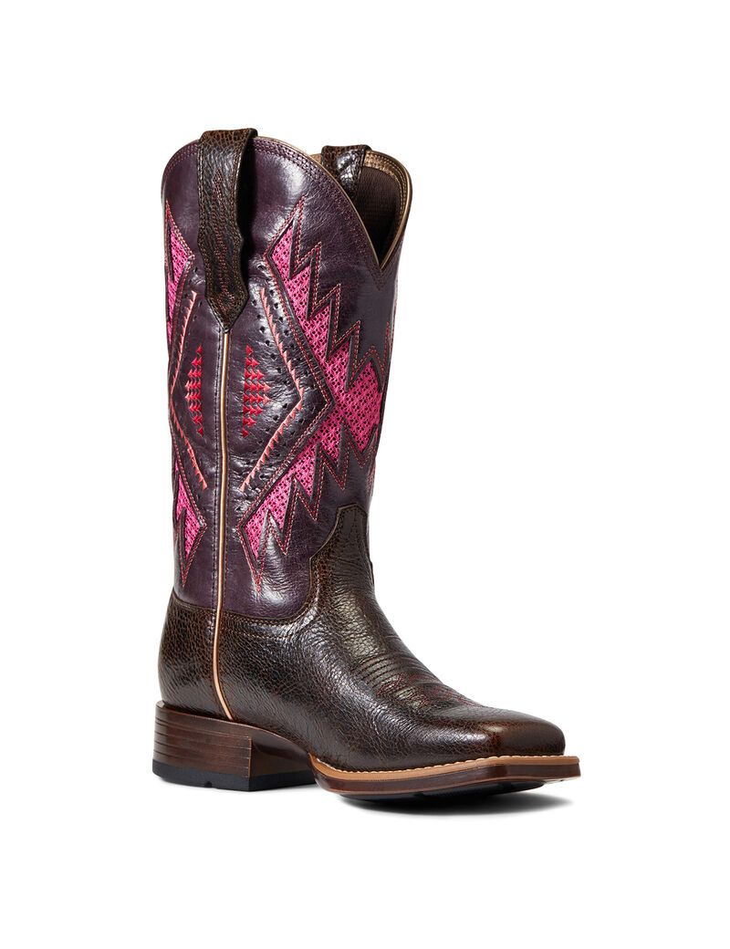 Bottes Western Ariat Sienna Venttek 360 Chocolat | NNL-8391304