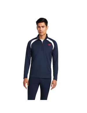 Couches Intermédiaires Ariat Sunstopper Team 1/4 Zip Multicolore | QOD-4013139