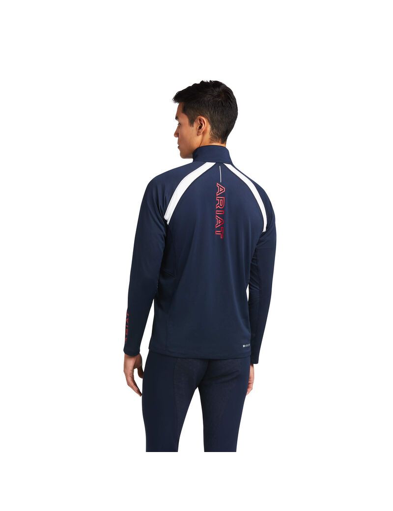 Couches Intermédiaires Ariat Sunstopper Team 1/4 Zip Multicolore | QOD-4013139