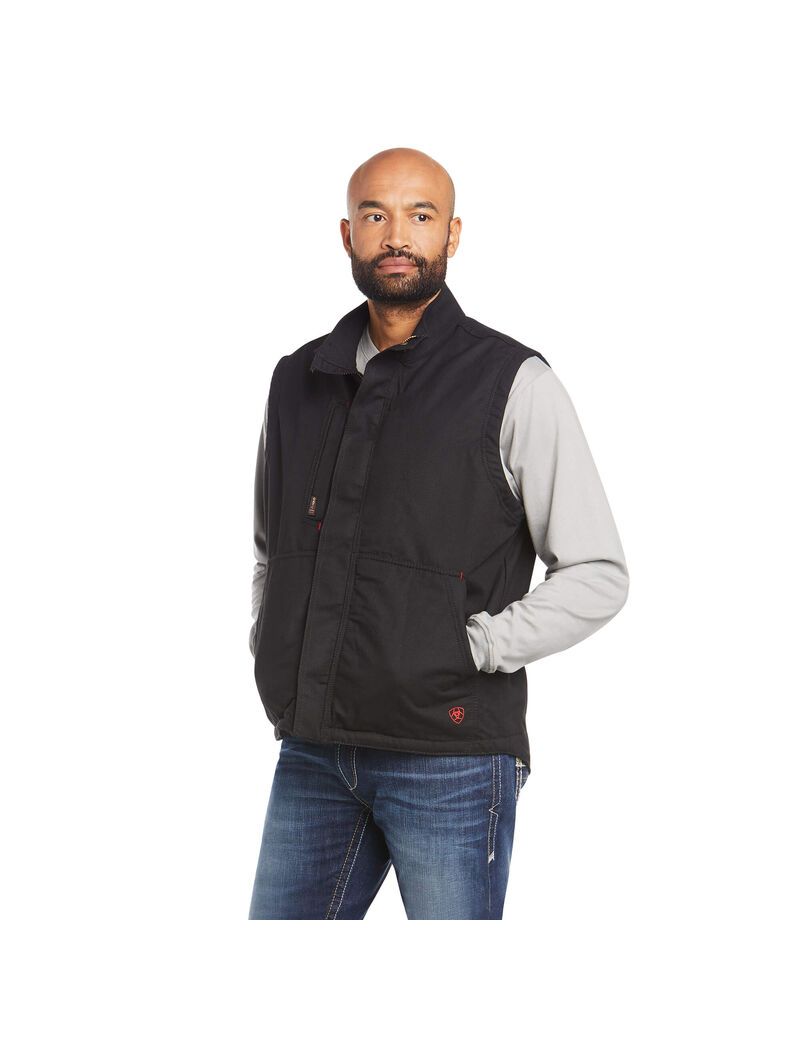 Gilet Ariat FR Workhorse Insulated Noir | IDU-4783068