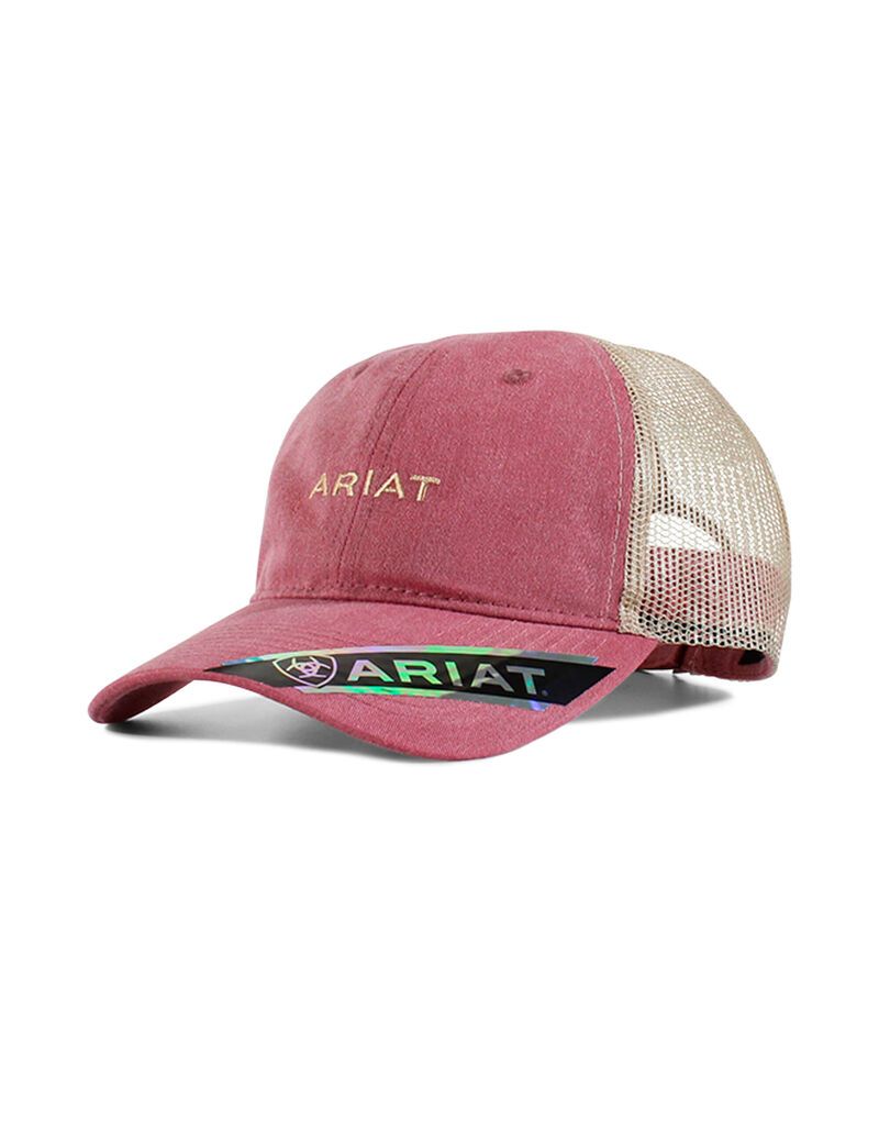 Casquettes Ariat Small logo Bordeaux | HQQ-5008926