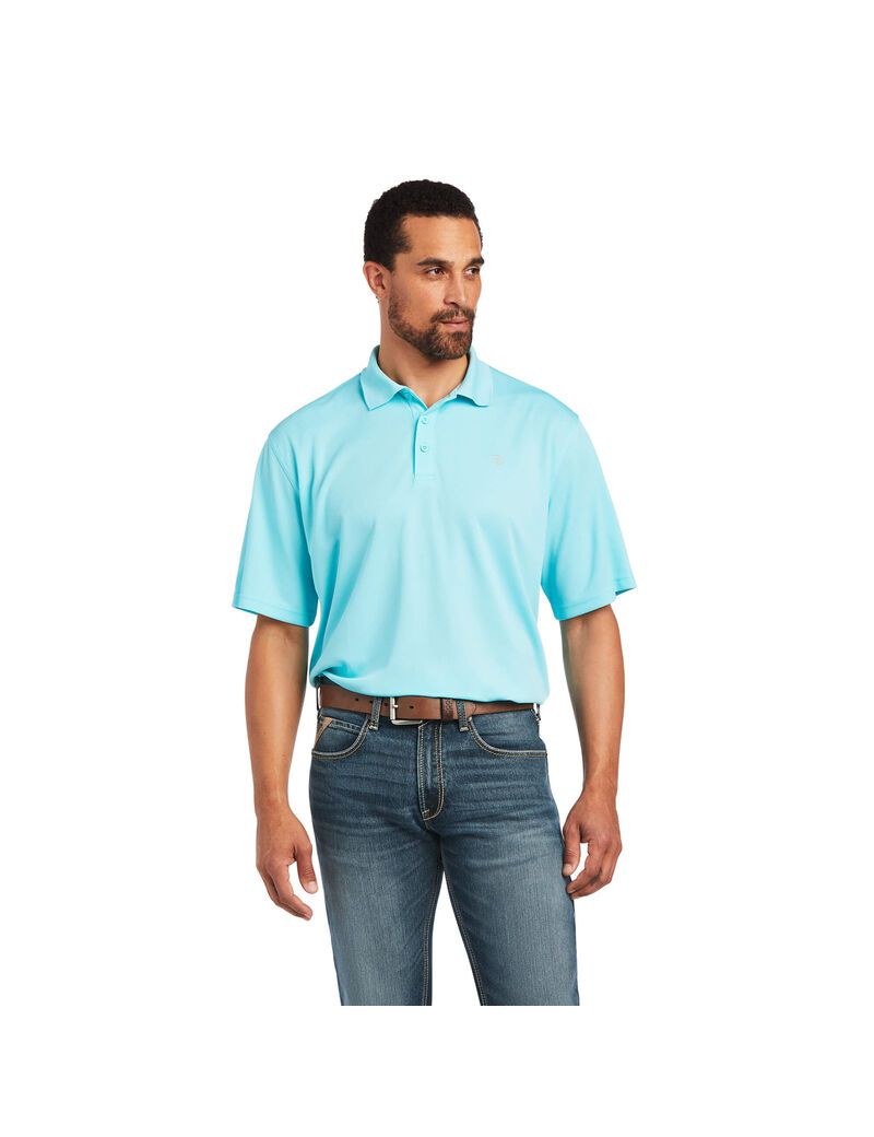 Polos Ariat Tek Bleu | AQX-1408149