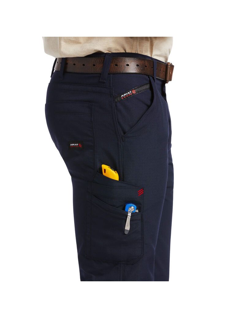 Pantalon Ariat FR M5 Droit DuraLight Ripstop Stackable Droit Leg Bleu Marine | APM-4276727