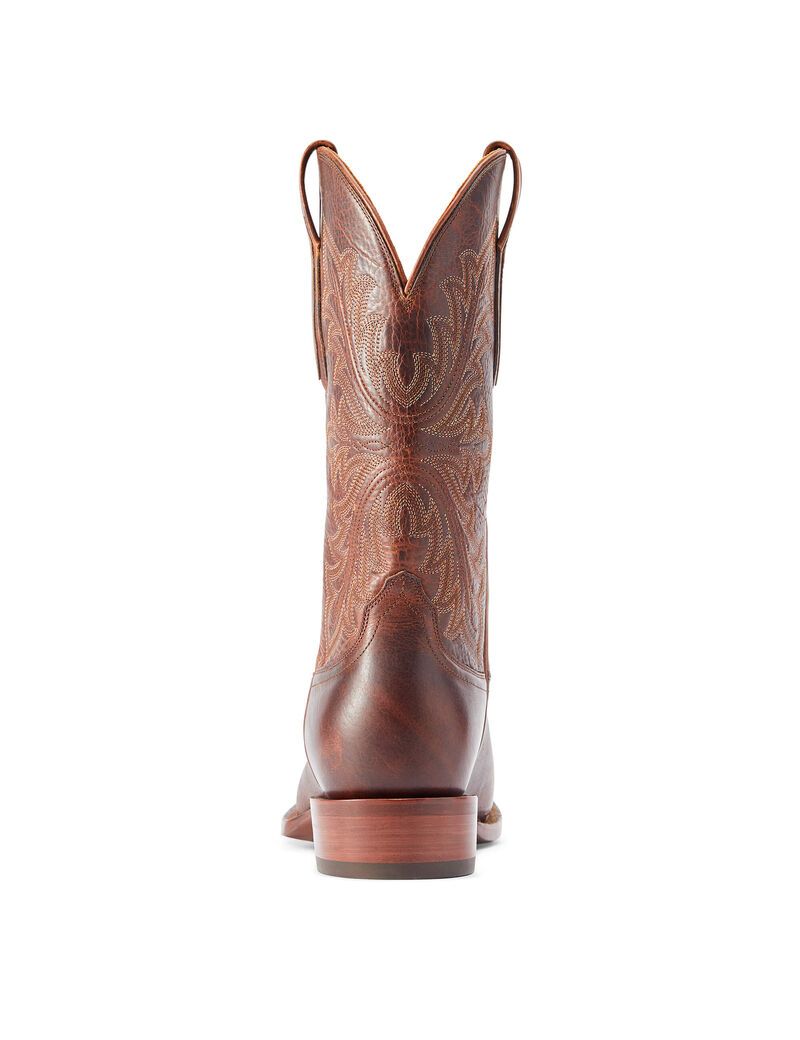 Bottes Western Ariat Bench Made Bassett Marron | VET-1931765