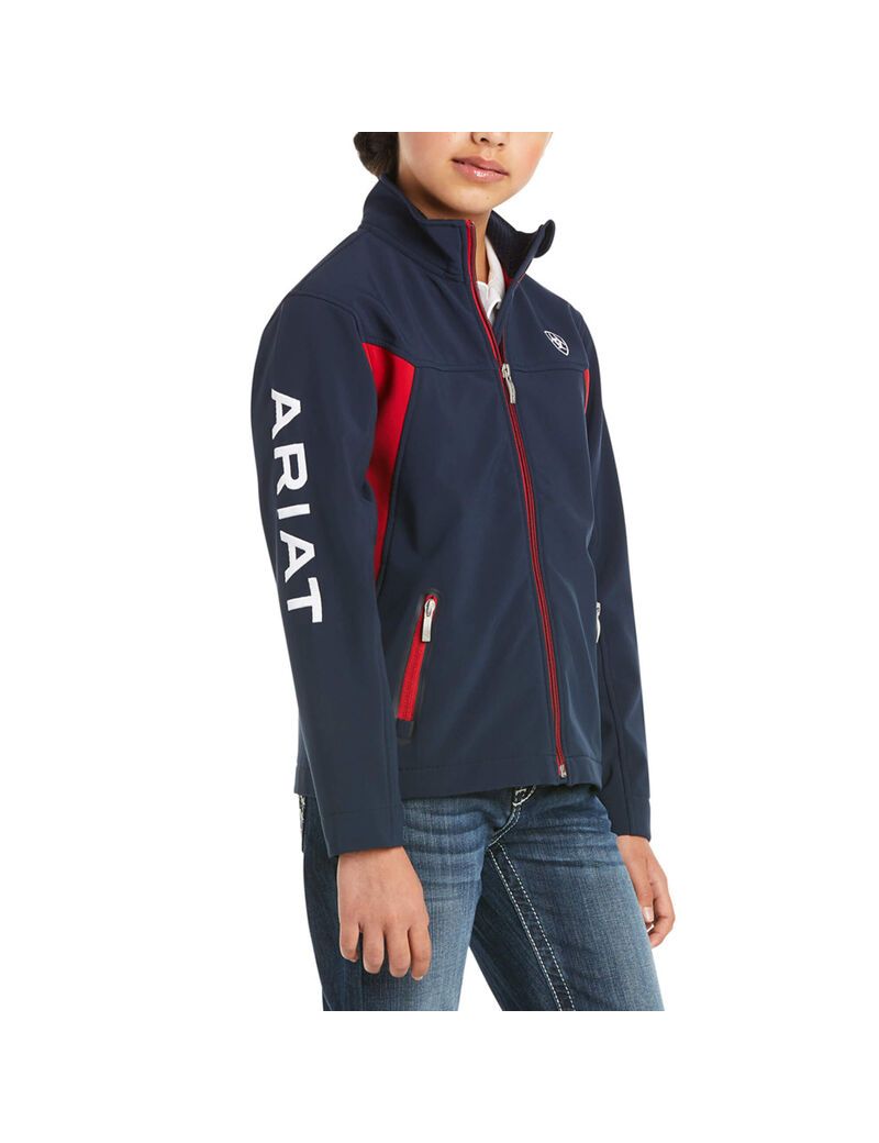 Vestes Ariat New Team Softshell Bleu Marine | NYF-2403863