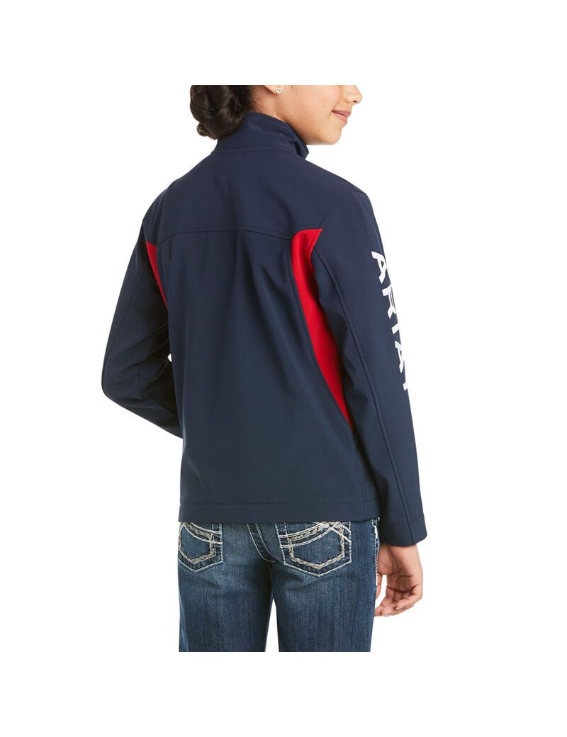 Vestes Ariat New Team Softshell Bleu Marine | NYF-2403863