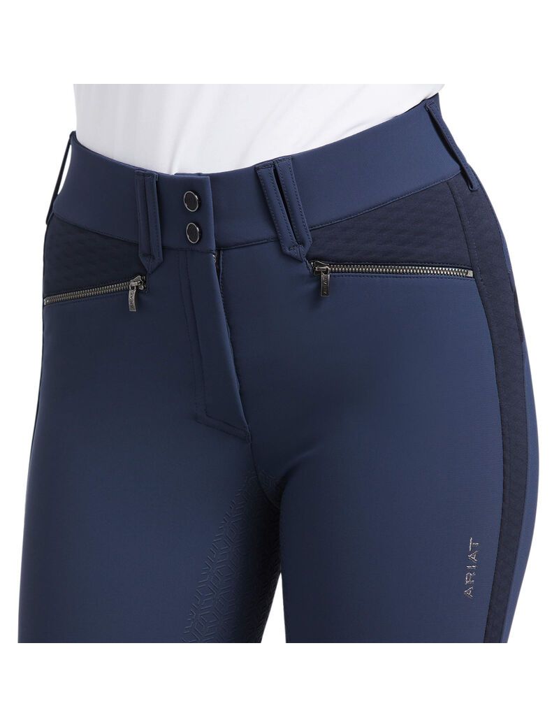 Pantalon Ariat Tri Factor X Bellatrix Full Seat Breech Bleu | CYC-1363489