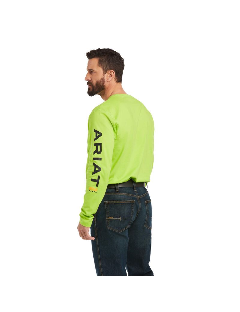 Vêtements De Travail Ariat Rebar Workman Logo Vert Clair Noir | RDR-2769060