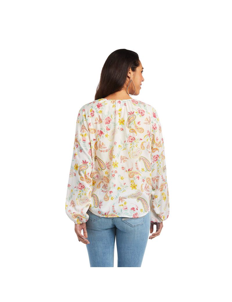 Hauts Ariat Rose Garden Wrap Multicolore | SVY-9033731