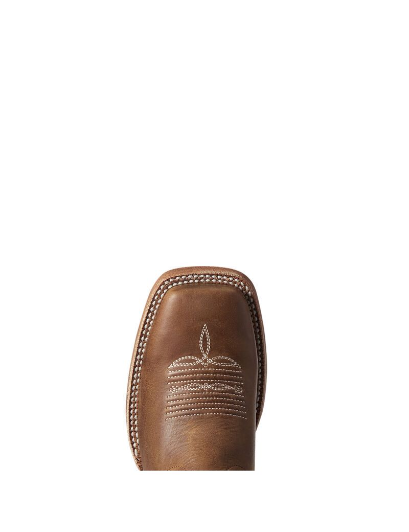 Bottes Western Ariat Eldora Beige Marron | OWB-3433491