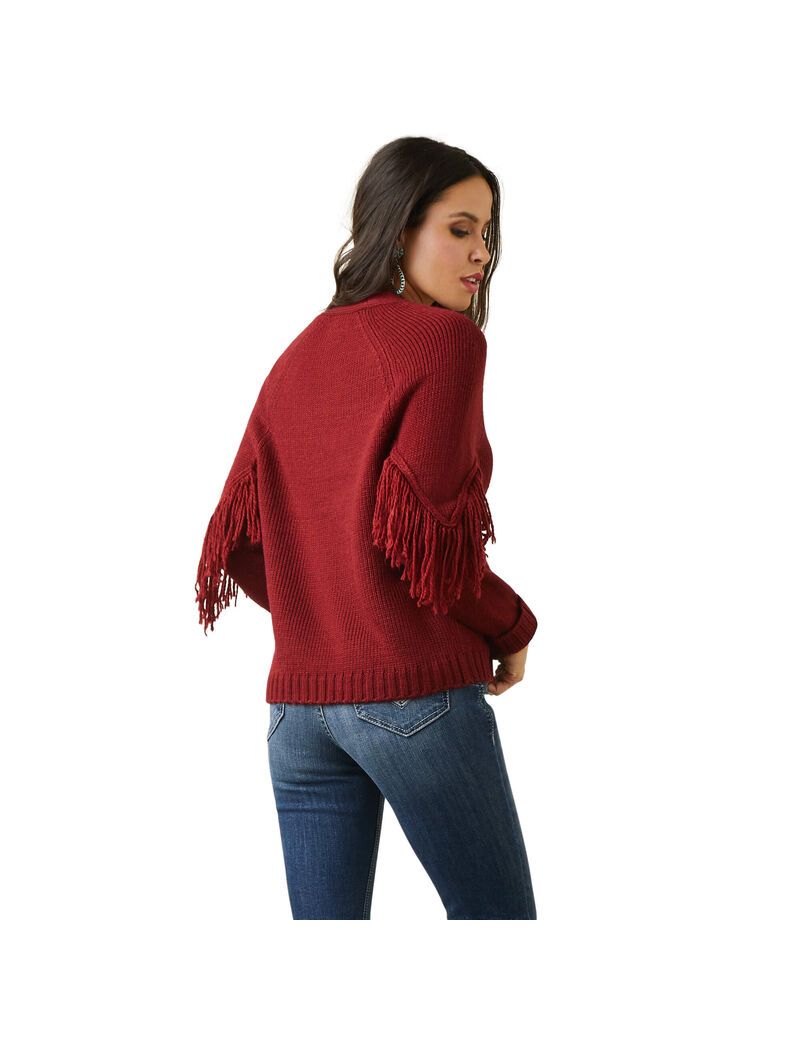 Cardigan Ariat Red Rock Rouge | BAH-2693839