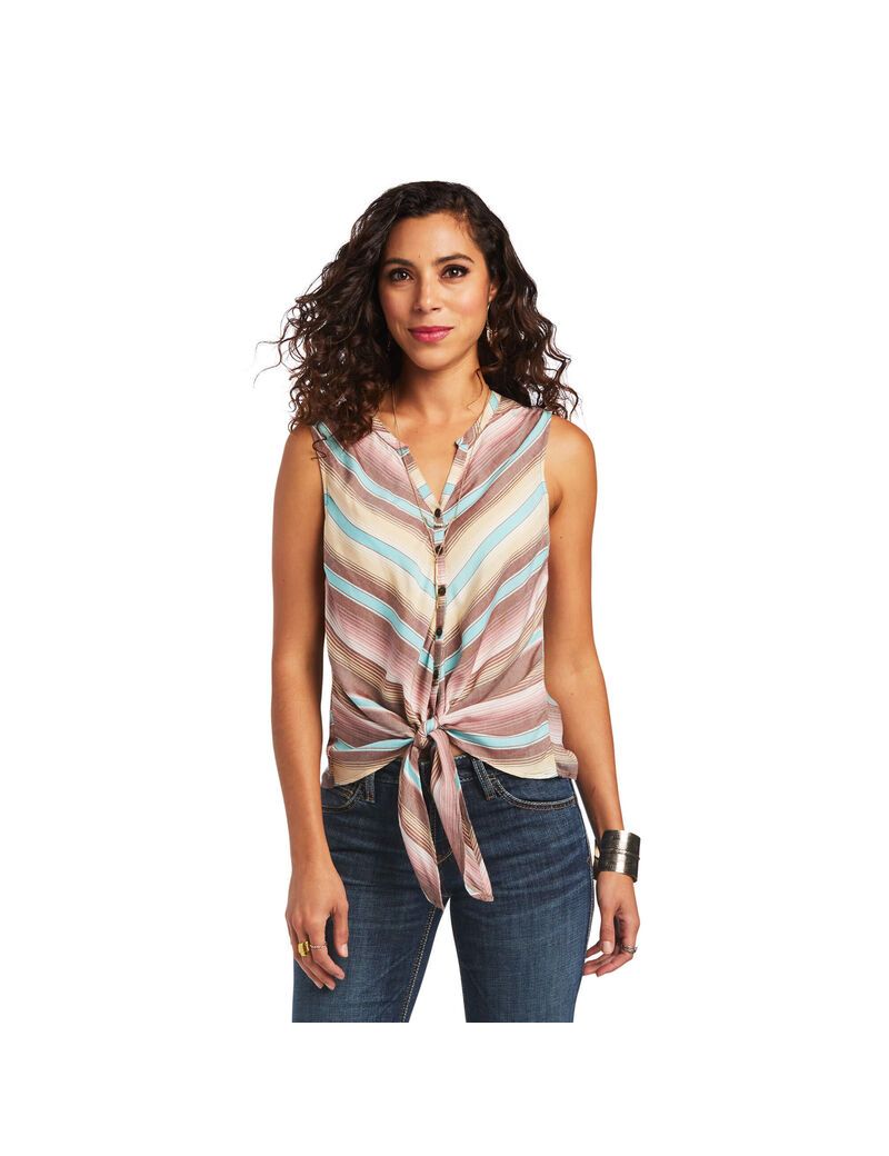 Hauts Ariat Baja Tank Stripes | ZCK-5323844