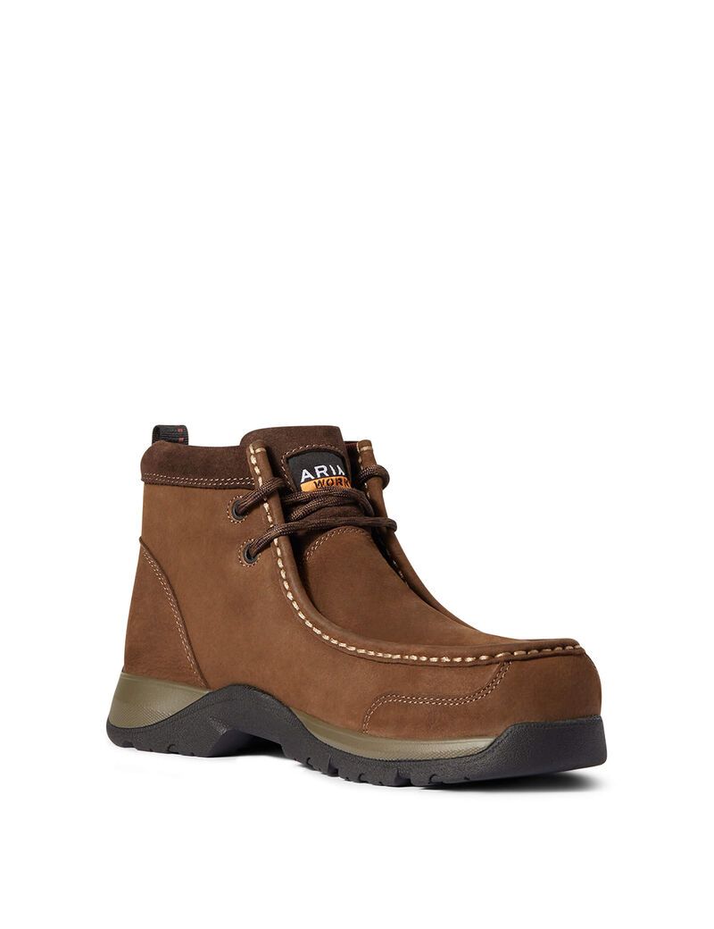 Bottes de Travail Ariat Edge LTE Moc Composite Embout Marron Foncé | UZV-3173690