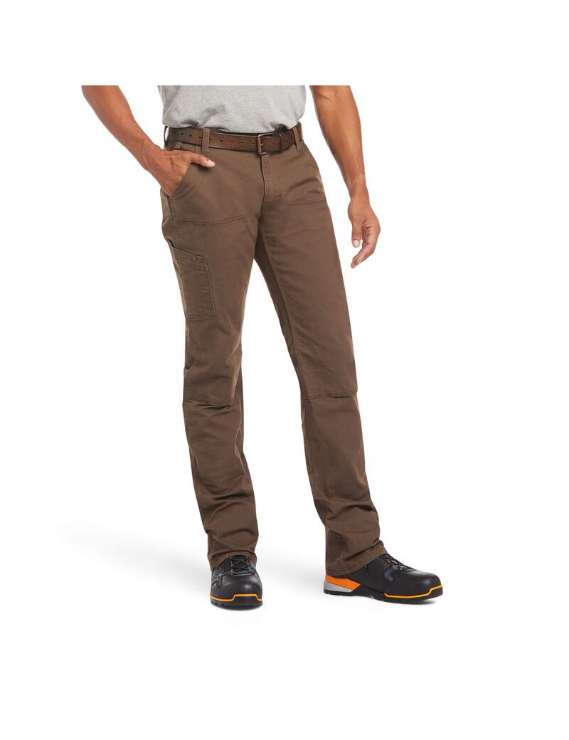 Pantalon Ariat Rebar M4 Low Rise DuraStretch Made Tough Double Front Stackable Droit Leg Multicolore | FEW-8190573