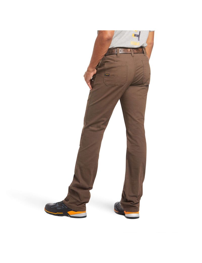 Pantalon Ariat Rebar M4 Low Rise DuraStretch Made Tough Double Front Stackable Droit Leg Multicolore | FEW-8190573