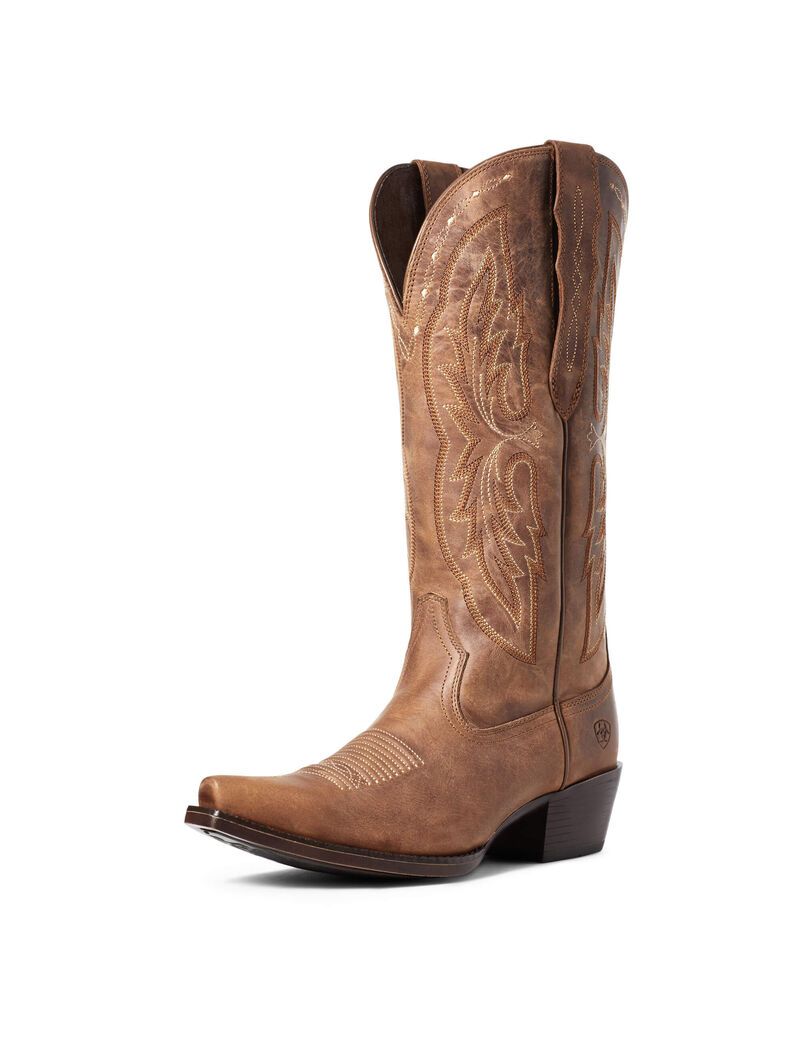 Bottes Western Ariat Heritage X Embout Elastic Larges Calf Marron | ZKZ-7688911