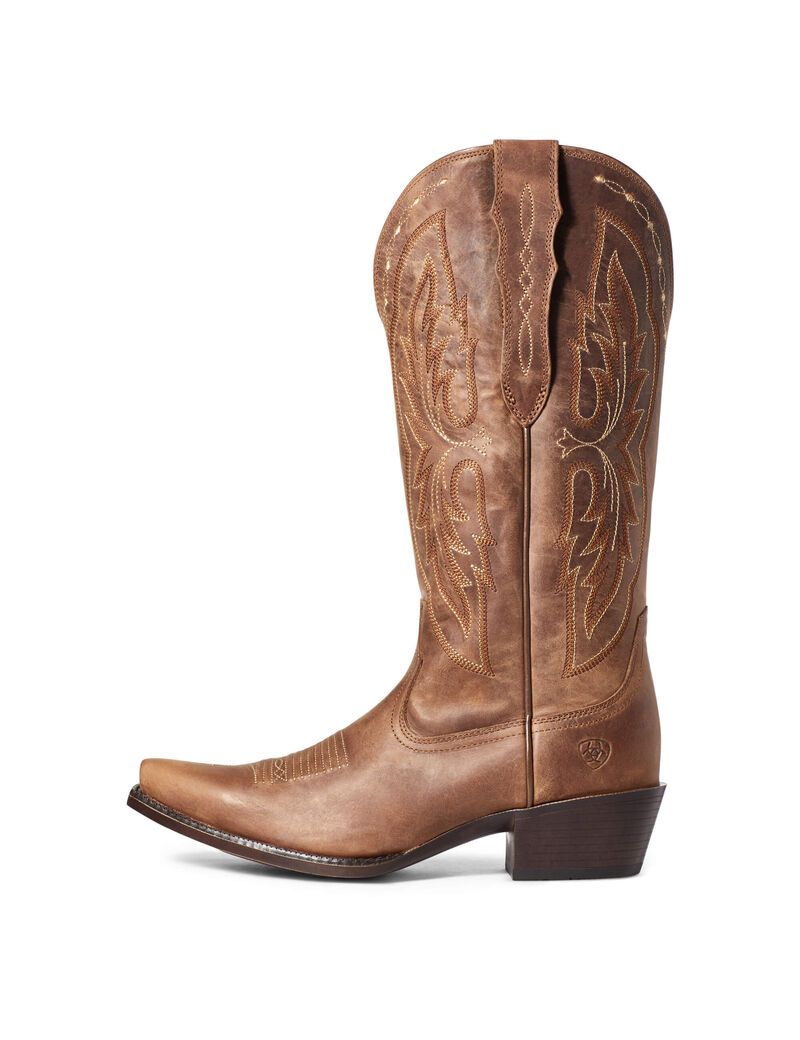 Bottes Western Ariat Heritage X Embout Elastic Larges Calf Marron | ZKZ-7688911