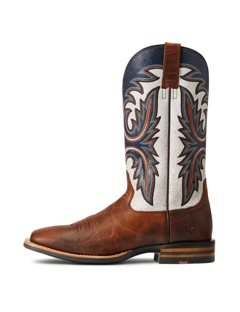 Bottes Western Ariat Brushrider Marron | HSJ-8903751