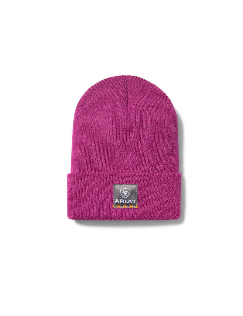 Vêtements De Travail Ariat Rebar Watch Cap Violette | RGT-5207249