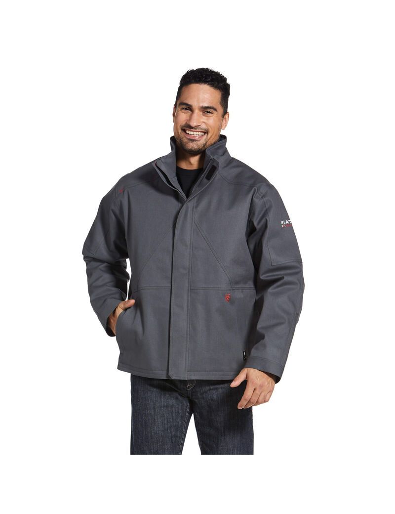 Vestes Ariat FR Maxmove Imperméables Insulated Grise | RQS-0553895