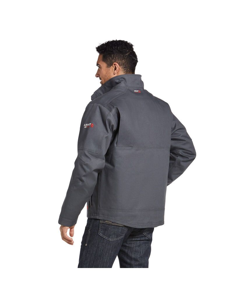 Vestes Ariat FR Maxmove Imperméables Insulated Grise | RQS-0553895