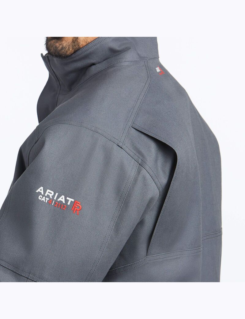 Vestes Ariat FR Maxmove Imperméables Insulated Grise | RQS-0553895