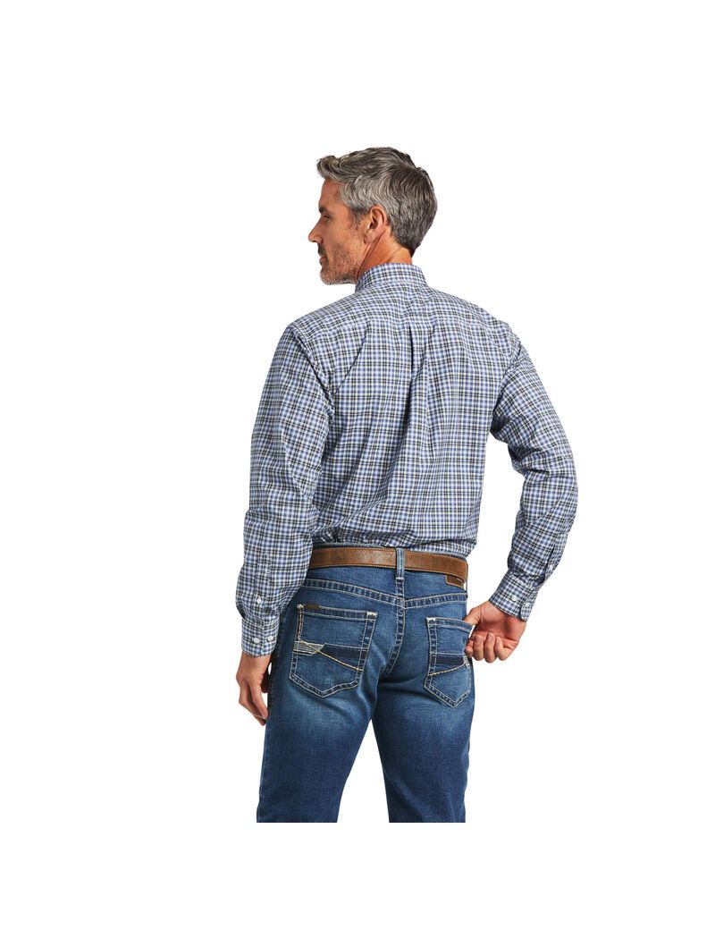 Chemises De Costume Ariat Pro Series Adriel Fitted Grise Foncé Bleu | VCI-6228493