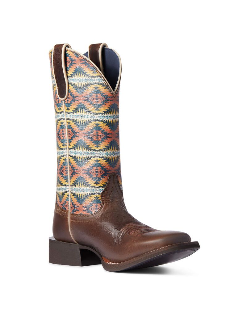 Bottes Western Ariat Pendleton Circuit Savanna Multicolore | ODQ-2606575